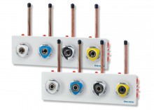 Flush-mounted installation with DIN 13260 and BS 5682 outlets (surface installation also available) | flow-meter™