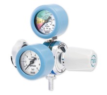MU Riduttore di pressione con manoflussimetro frontale | flow-meter™